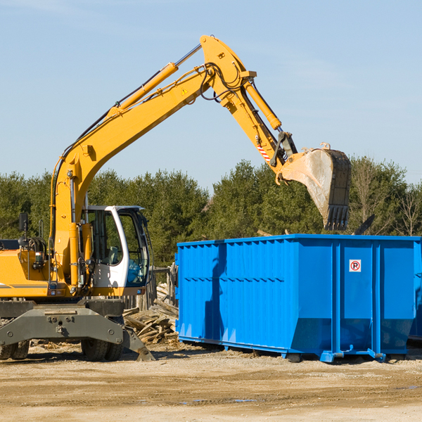 are there any restrictions on where a residential dumpster can be placed in Zanesville OH